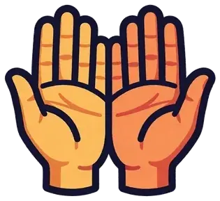 Two open hands