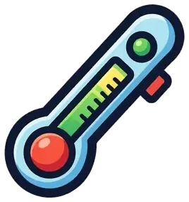 A thermometer